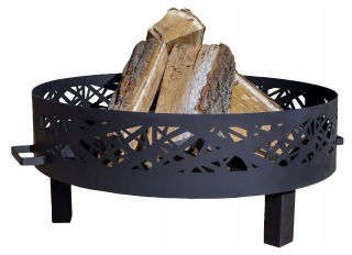 ZÁHRADNÝ OHNIŠŤ 80CM OCELOVÝ GRIL CAMPFIRE SOLID VEĽKÝ VÝROBCA
